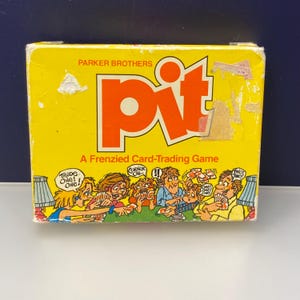 Gioco di carte Vintage Pit, Parker Bros 1983, completo al 100%!