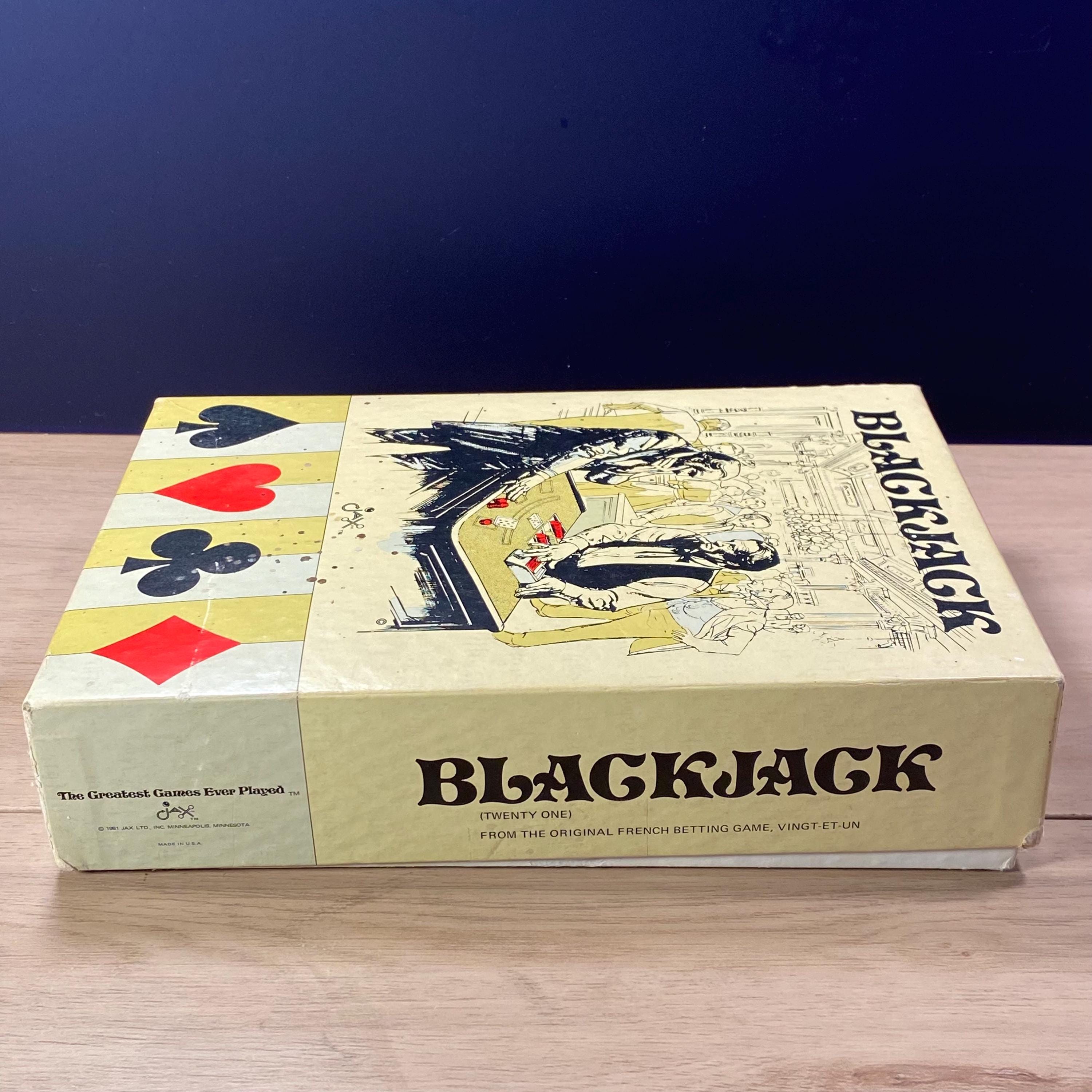 Vintage Jax Playing Card Dealing Shoe - Holds 4 Decks - Spring