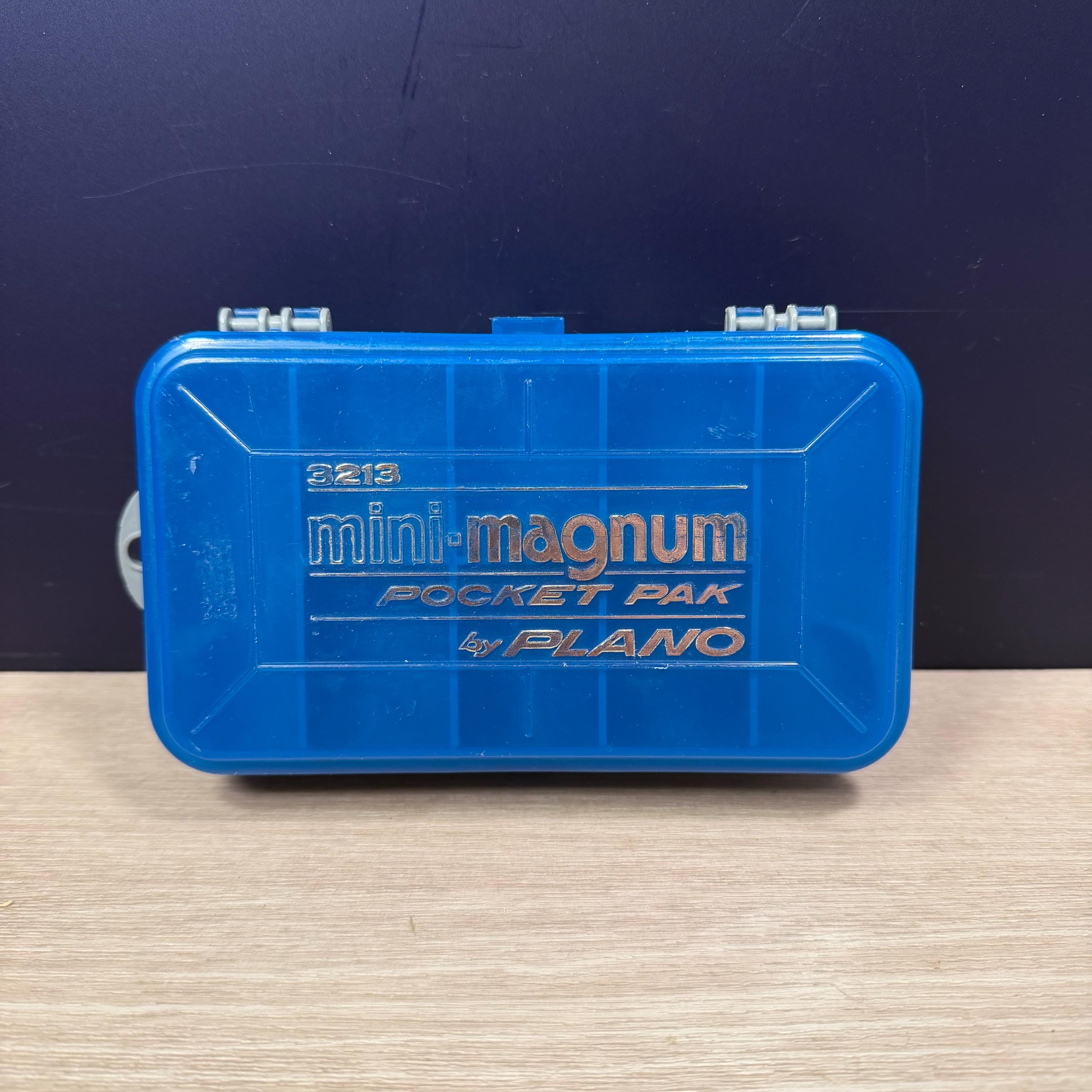 Vintage Plano 3213 Mini-magnum | Blue Double-sided Pocket Pak