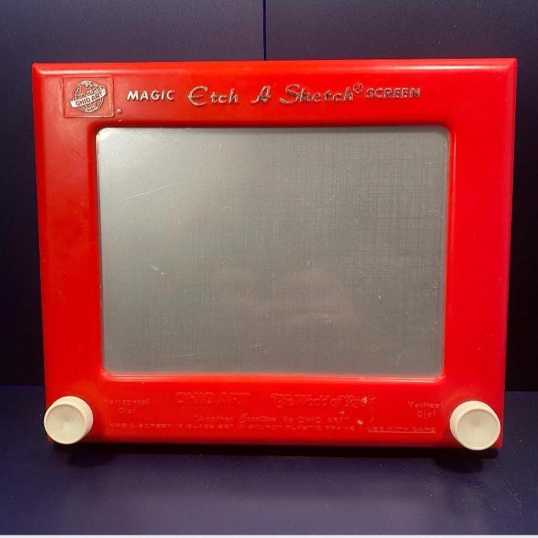 Vintage 1973 Etch A Sketch: Original Ohio Art Magic Screen Toy - Etsy