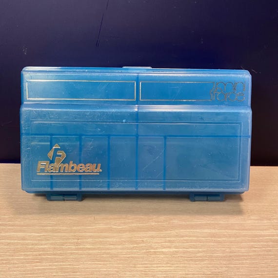flambeau 2 tray blue tackle box Tuff Tainer - Sizes Available It features an accessory compartment with flip Flambeau 2 Tray Blue/Gray Tackle