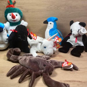 Vintage TY Beanie Babies: 90s Collectibles with Tags