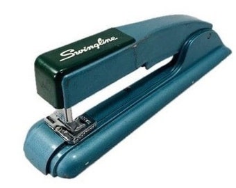 Vintage Swingline 1950s Stapler Retro Art Deco Vibe Desktop Stapler Home or Office Stapler Works Great!