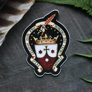 3 Inch Carmelite Coat of Arms Vinyl Sticker
