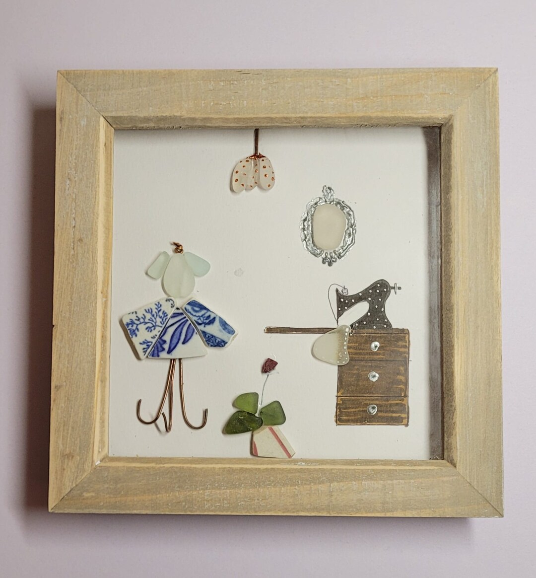 Dressmakers Mannequin and Sewing Machine. Original Boxed Art Etsy