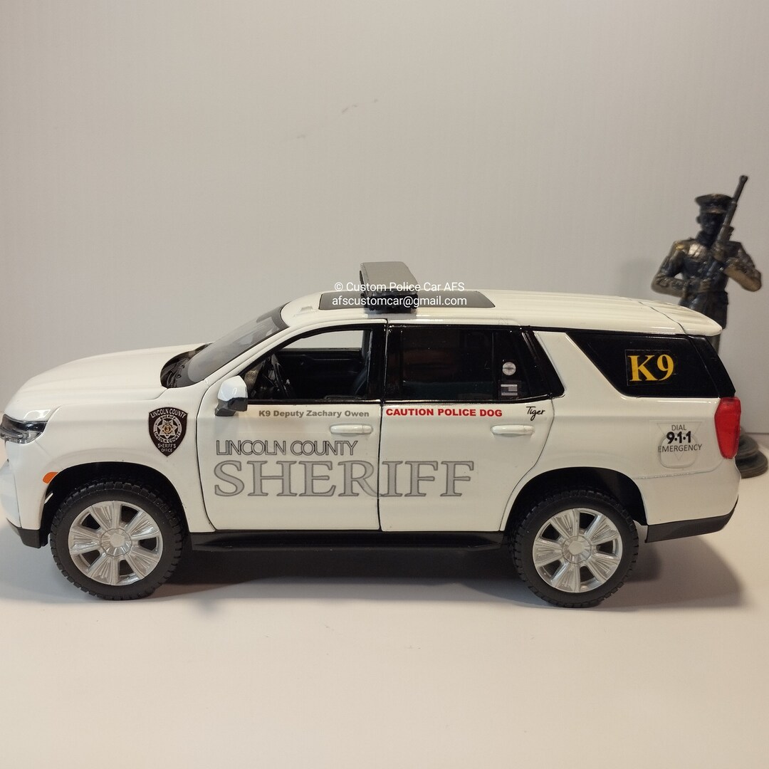Lincoln County Sheriff Police Model Car Diecast 2021 Tahoe 126 Scale