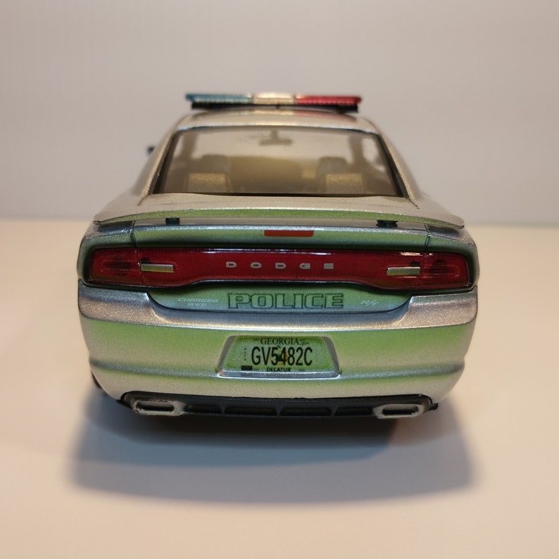 Meigs Police Model Car Diecast Dodge Charger Pursuit 124 / Custom Police Car AFS Etsy