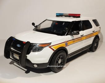 LEDカスタムパトカー 1/18 LAPD/ ロサンゼルス市警