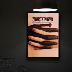 Jungle Fever (1991) Movie Poster Movie Print, Hip Hop Movie Posters, Wall Art, Room Decor, Home Decor, Art Poster For Gift, Office Decor