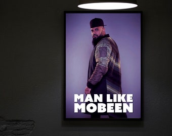 マン・ライク・モビーン (2016) 映画ポスター 映画プリント、ヒップホップ映画ポスター、ウォールアート、部屋の装飾、家の装飾、オフィスの装飾、ギフト
