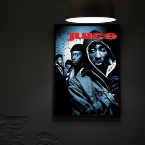 Juice (1992) Movie Poster Movie Print, Hip Hop Movie Posters, Wall Art, Room Decor, Home Decor, Art Poster For Gift, Office Decor