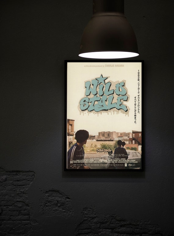 Wild Style (1983) Movie Poster Movie Print, Hip Hop Movie Posters