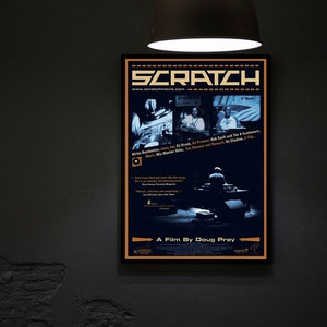 Scratch (2001) Movie Poster Movie Print, Hip Hop Movie Posters, Wall Art, Room Decor, Home Decor, Office Decor, Gifts