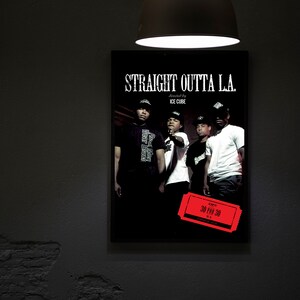 Straight Outta L.A. (2010) Movie Poster Movie Print, Hip Hop Movie Posters, Wall Art, Room Decor, Home Decor, Office Decor, Gifts