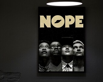 Nope (2023) 映画ポスター 映画プリント、ヒップホップ映画ポスター、ウォールアート、部屋の装飾、家の装飾、オフィスの装飾、ギフト