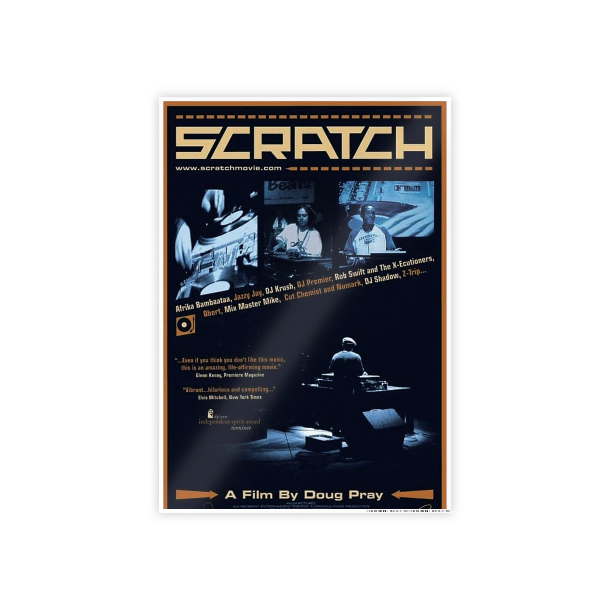 Scratch (2001) Movie Poster Movie Print, Hip Hop Movie Posters, Wall ...