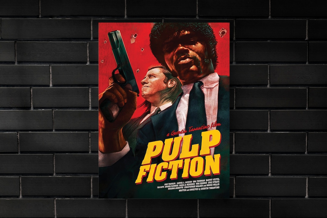 Pulp Fiction ポスター Pulp Fiction Movie Poster Art Photo Print 8x10 11x17 16x20 22x28