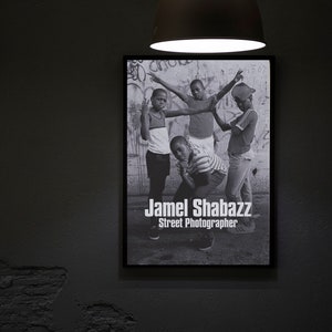 ジャメル・シャバズ: ストリート・フォトグラファー (2013) 映画ポスター 映画プリント、ヒップホップ映画ポスター、ウォールアート、部屋の装飾、家の装飾、オフィスの装飾