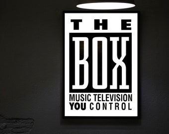 The Box (1980's) Impressão de pôster de filme, pôsteres de filmes de hip hop, arte de parede, decoração de quarto, decoração de casa, decoração de escritório, presente