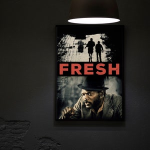 Fresh (1994) Movie Poster Movie Print, Hip Hop Movie Posters, Wall Art, Room Decor, Home Decor, Office Decor, Gifts