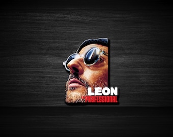 Leon The Professional (1994) 3x3" Movie Sticker, Movie Print, Hip Hop Movie Stickers, Sticker Art, Room Decor, Home Decor, Stickers For Gift