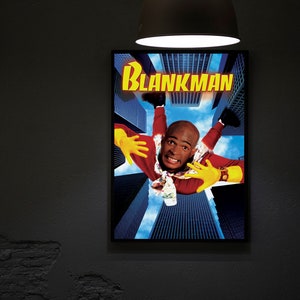 Blankman (1994) Movie Poster Movie Print, Hip Hop Movie Posters, Wall Art, Room Decor, Home Decor, Office Decor, Gifts