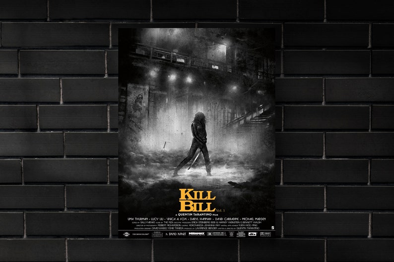 Kill Bill (2003) Movie Poster Movie Print, Hip Hop Movie Posters, Wall ...