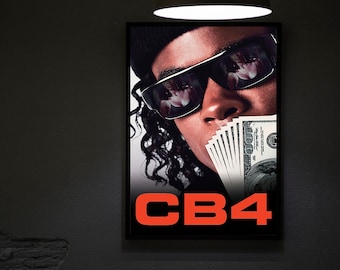 Cb4 (1993) pôster de filme impresso, pôsteres de filmes de hip hop, arte de parede, decoração de quarto, decoração de casa, pôster de arte para presente, decoração de escritório