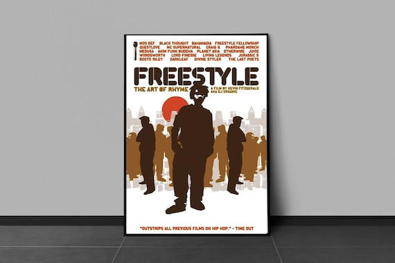 Freestyle: the Art of Rhyme (2000) Movie Poster Movie Print, Hip ...