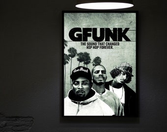G-Funk (2018) Movie Poster Movie Print, Hip Hop Movie Posters, Wall Art, Room Decor, Home Decor, Office Decor, Gifts
