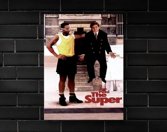 The Super (1991) Impressão de pôster de filme, pôsteres de filmes de hip hop, arte de parede, decoração de quarto, decoração de casa, decoração de escritório, presentes