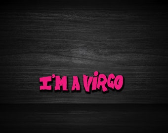 I'm A Virgo (2023) 3x3インチ 映画ポスター 映画ステッカー ヒップホップ映画ステッカー ウォールアート 部屋の装飾 家の装飾 オフィスの装飾 ギフト