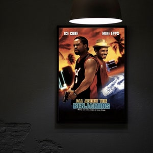 All About The Benjamins (2002) Movie Poster Movie Print, Hip Hop Movie Posters, Wall Art, Room Decor, Home Decor, Office Decor, Gifts