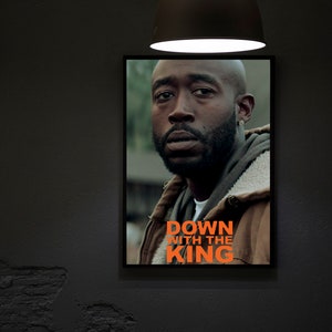 Down With The King (2023) Movie Poster Movie Print, Hip Hop Movie Posters, Wall Art, Room Decor, Home Decor, Office Decor, Gifts