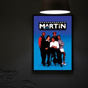 Martin (1992) Movie Poster Movie Print, Hip Hop Movie Posters, Wall Art, Room Decor, Home Decor, Office Decor, Gifts