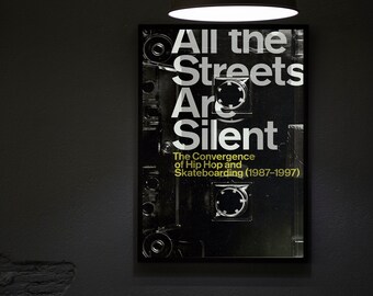 オール・ザ・ストリート・アー・サイレント（2021）映画ポスター映画プリント、ヒップホップ映画ポスター、ウォールアート、部屋の装飾、家の装飾、オフィスの装飾、ギフト
