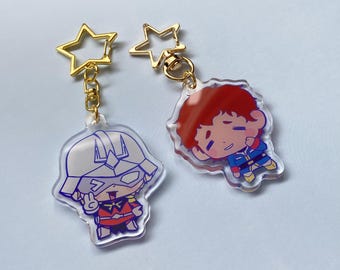 ガンダム シャア＆アムロ アクリルチャーム