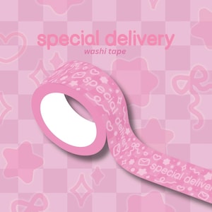 Speciale bezorging washitape | Kpop-washi-tape | Kleurrijke washitape | Funky washitape | Kpop-merchandise | Roze washitape