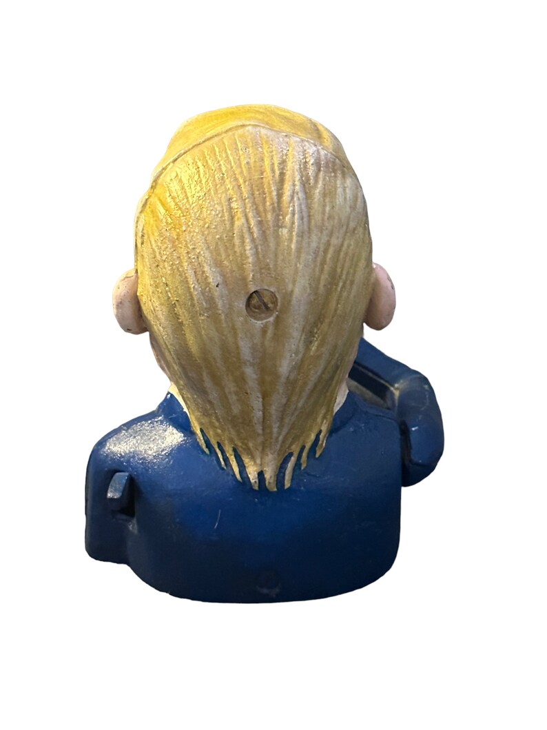 Donald Trump Vintage Mechanical Cast Iron Money Box image 4