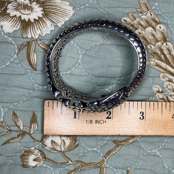 John Hardy Sterling Silver Leaf Cuff Bracelet - image 4