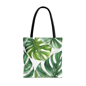 Monstera-Einkaufstasche, Urlaubstasche, Flitterwochen-Tasche, Strandtasche, Pool-Tasche, Büchertasche