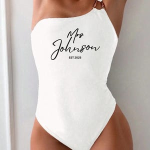 Custom Bride Swimsuit | Bachelorette swimsuit