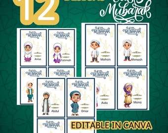 12 Designs Money Insert Templates Eid Mubarak Ramadan