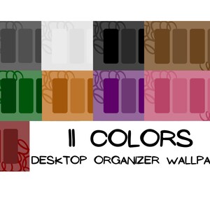 Dark Colors - Desktop Wallpaper & Folder Icon Bundle