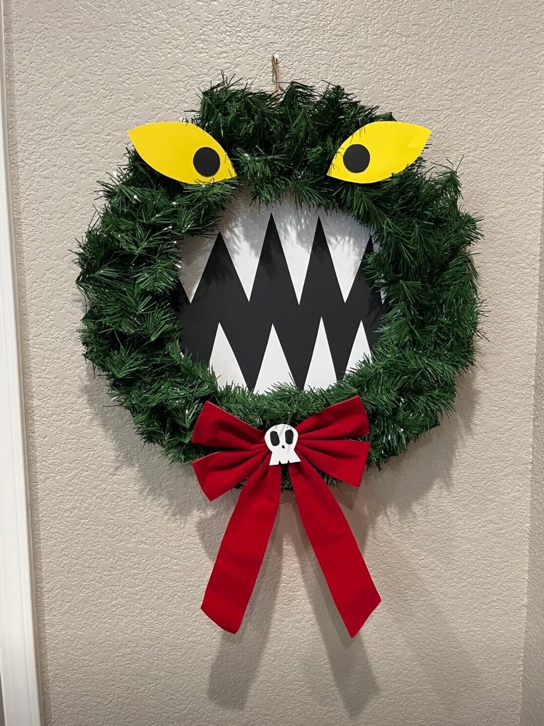 Nightmare Before Christmas Monster Wreath 