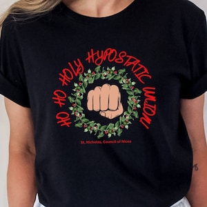 Hypostatic Union shirt, St. Nicholas shirt, Christmas shirt, Funny Catholic Christmas shirt, Catholic Christmas shirt, Funny Catholic shirt