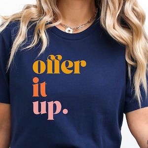 Offer it up shirt, retro Catholic Shirt, Catholic gift for him, Catholic gift for her Redemptive suffering shirt, Jesus shirt, Faith goods