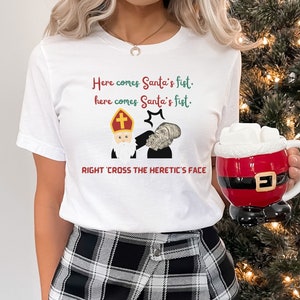 Funny Catholic Christmas shirt, Funny Santa Claus shirt, St. Nicholas shirt, Funny Catholic gift for men, Funny Catholic gift for women