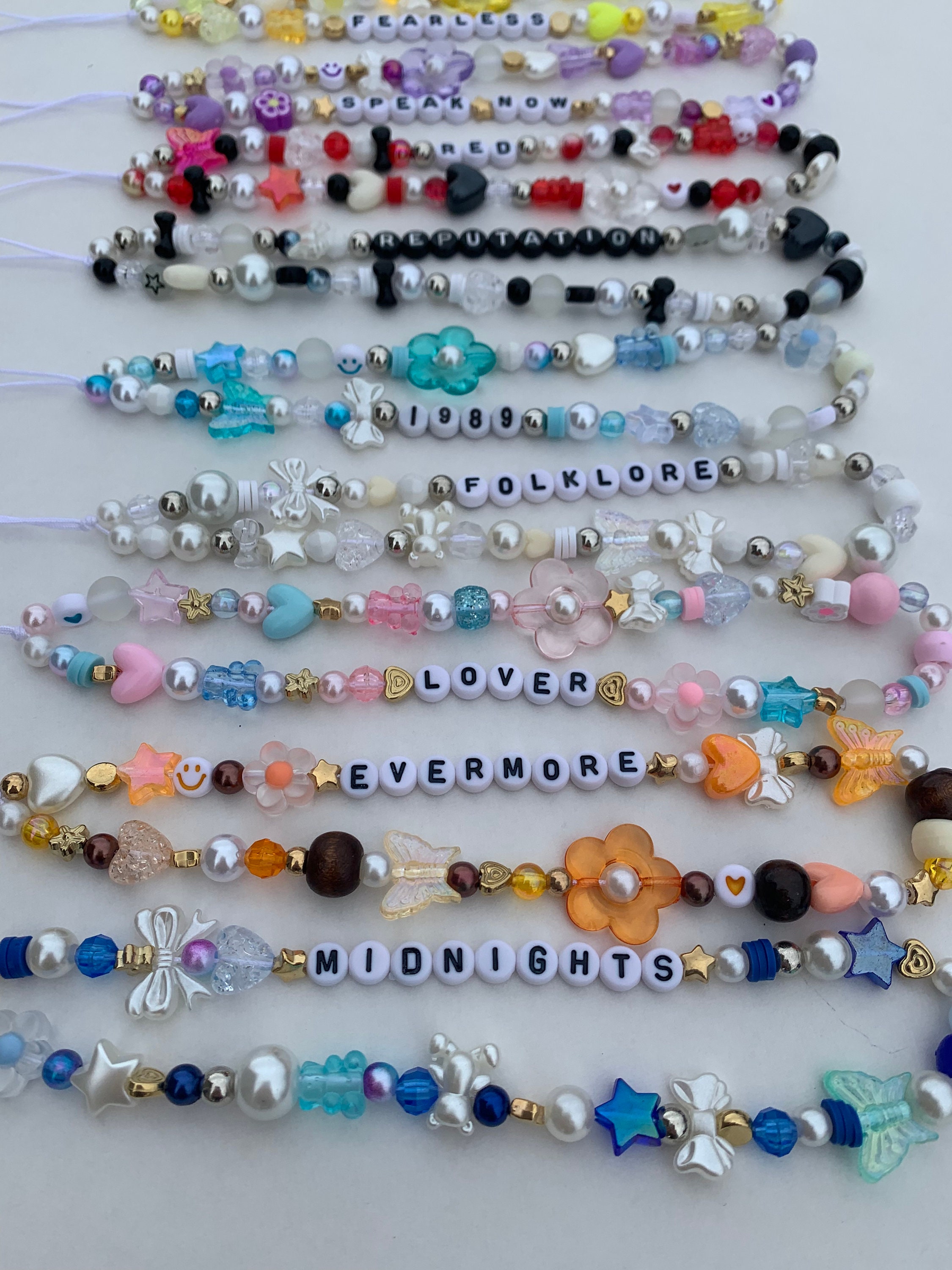 Taylor Swift Eras Phone Charms / Beaded Phone Strap / Gift for