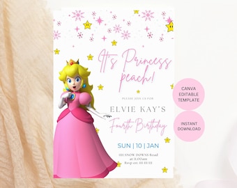 プリンセス マリオパーティ 誕生日招待 || ピーチとデイジー
